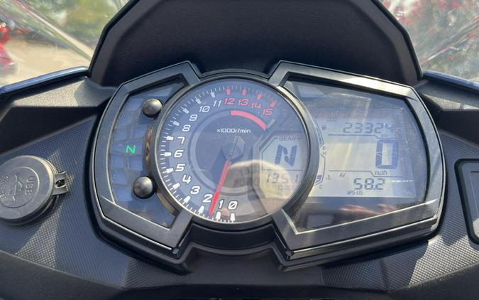 2022 Kawasaki Versys®-X 300 ABS Metallic Ocean Blue/Pearl Robotic White A14527