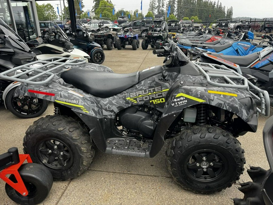 2023 Kawasaki Brute Force® 750 4x4i EPS Fragment Camo Gray