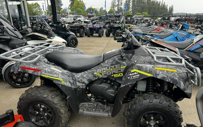 2023 Kawasaki Brute Force® 750 4x4i EPS Fragment Camo Gray