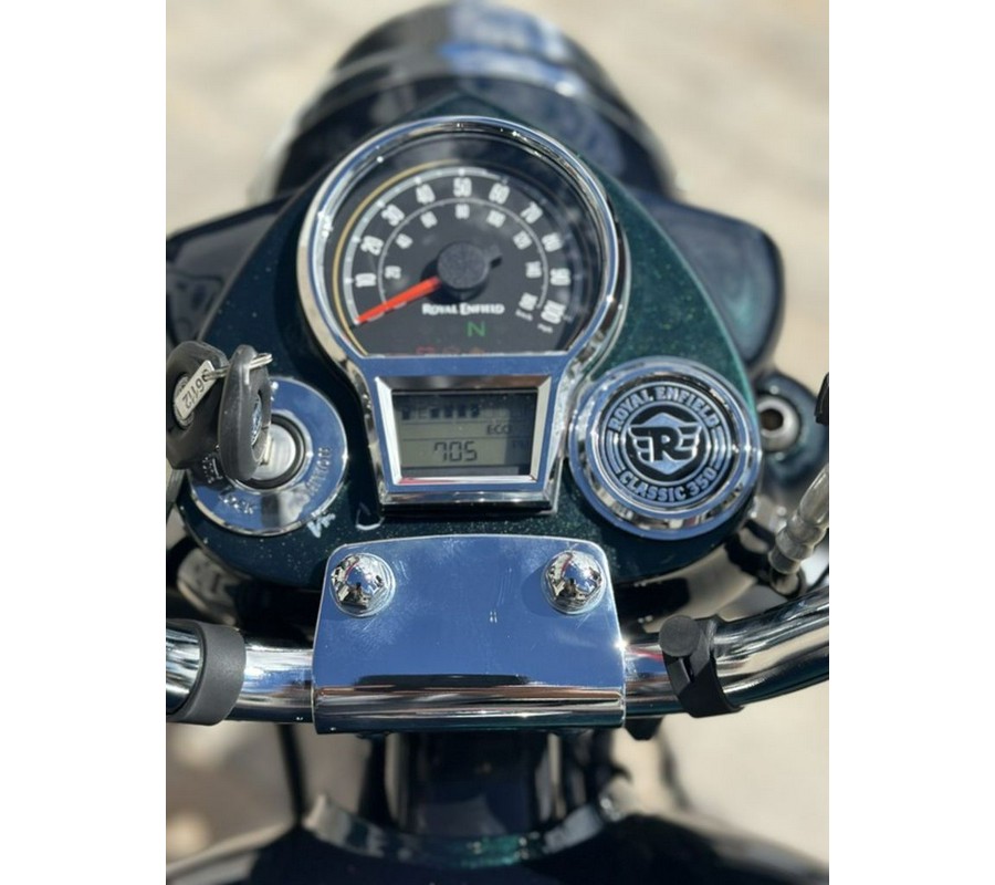 2023 Royal Enfield Classic 350 Halcyon Green