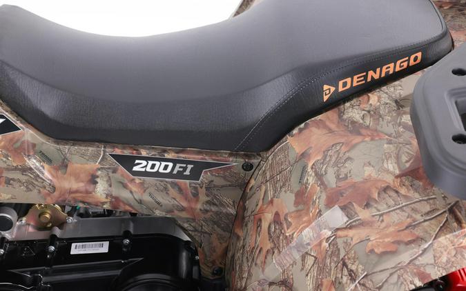 2026 Denago Powersports Mudhawk 200FI ATV Black - 110761
