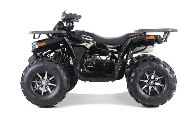 2026 Denago Powersports Mudhawk 200FI ATV Black - 110761