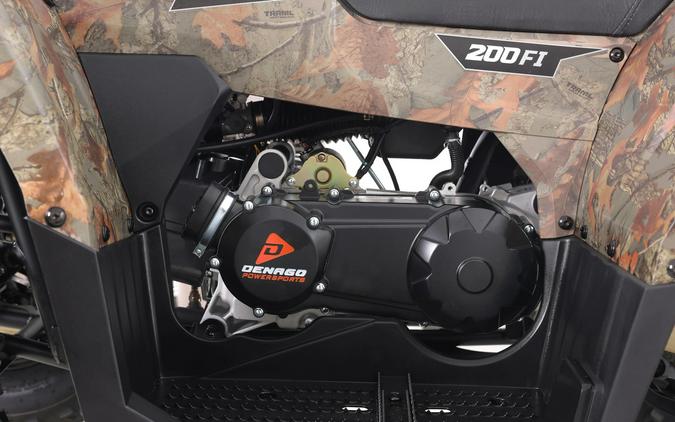 2026 Denago Powersports Mudhawk 200FI ATV Black - 110761