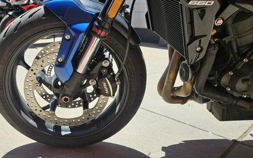 2025 Triumph Trident 660 Cobalt BlueSapphire Black