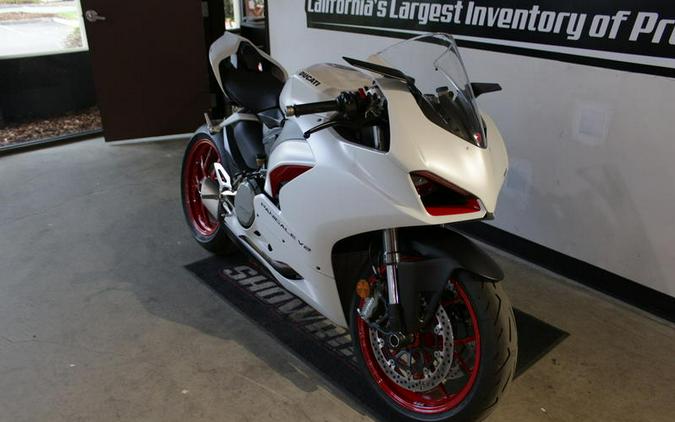 2021 Ducati Panigale V2 White Rosso Livery