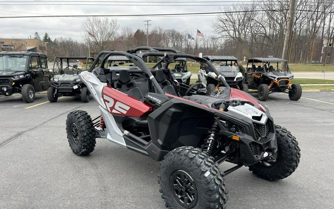 2024 Can-Am® Maverick X3 RS Turbo RR Fiery Red & Hyper Silver