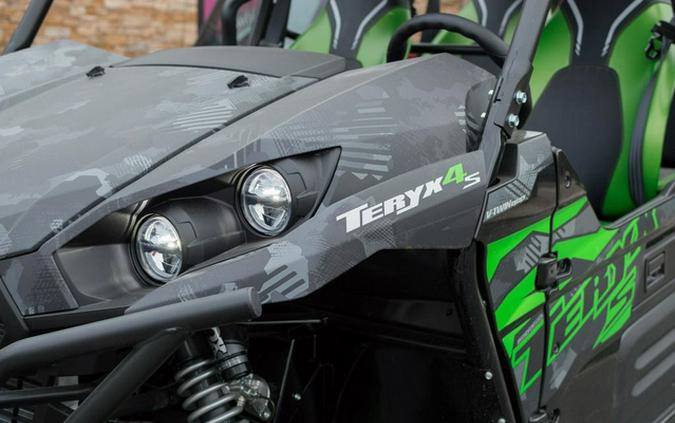 2025 Kawasaki Teryx4 S LE Cypher Camo Gray 1000 Lifted Edition