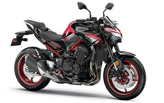 New 2024 KAWASAKI Z900 ABS CANDY PERSIMMON RED AND EBONY