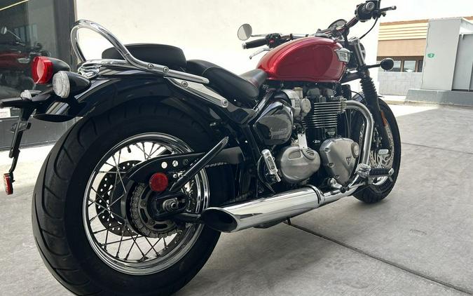 2018 Triumph Bonneville Speedmaster Cranberry Red