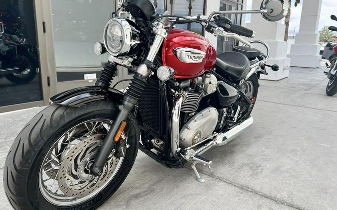 2018 Triumph Bonneville Speedmaster Cranberry Red