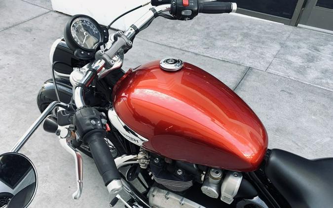 2018 Triumph Bonneville Speedmaster Cranberry Red