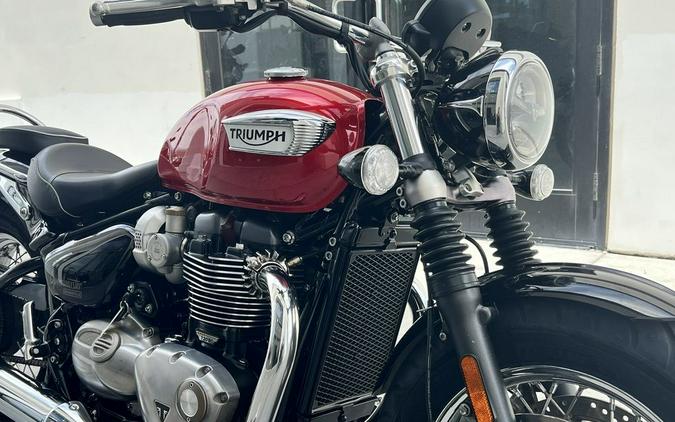 2018 Triumph Bonneville Speedmaster Cranberry Red