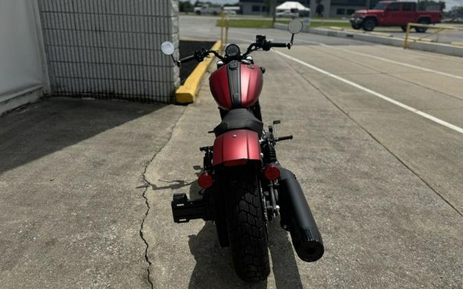 2025 Indian Scout Bobber Limited Sunset Red Smoke