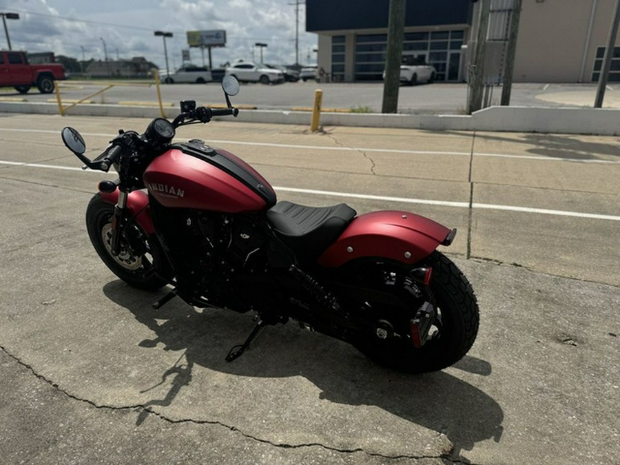 2025 Indian Scout Bobber Limited Sunset Red Smoke