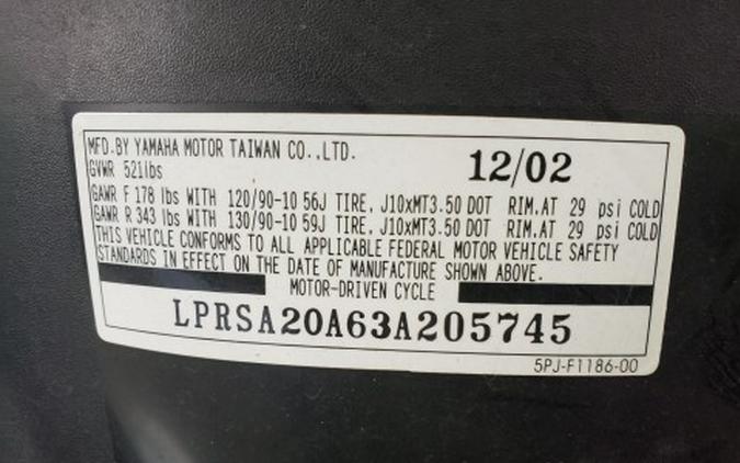 2003 Yamaha Zuma