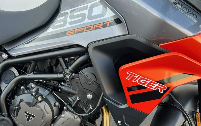 2023 Triumph Tiger 850 Sport Graphite/Baja Orange