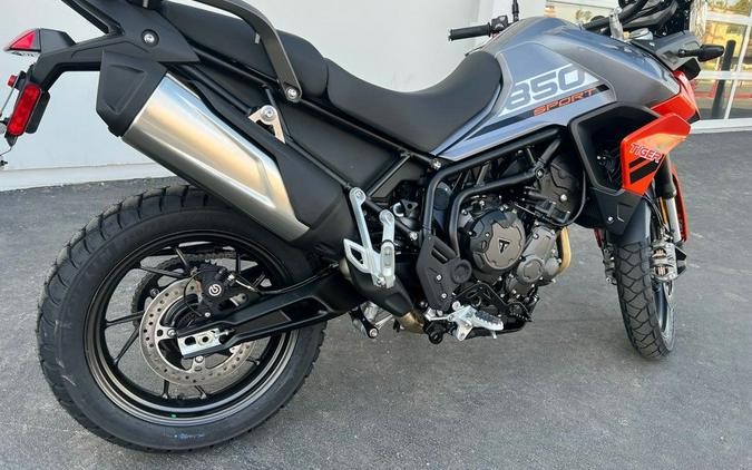 2023 Triumph Tiger 850 Sport Graphite/Baja Orange