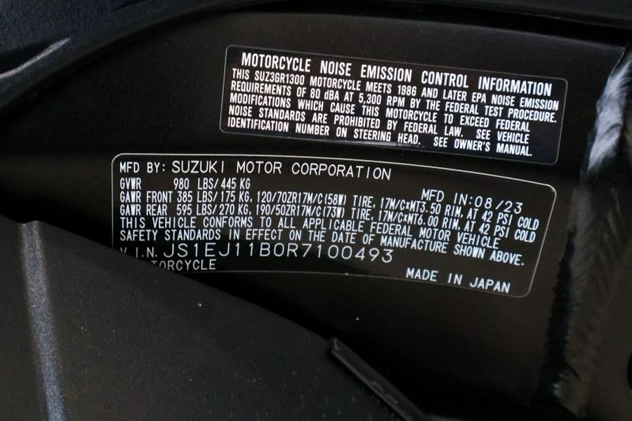 2024 Suzuki GSX1300RRM4 Hayabusa