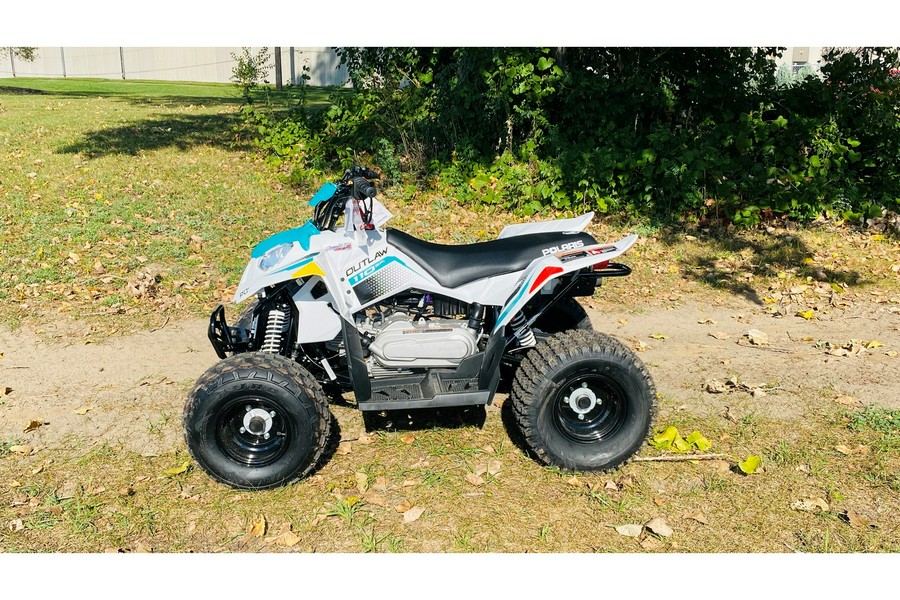 2025 Polaris Industries OUTLAW 110 EFI - BRIGHT WHITE / RAD GREEN