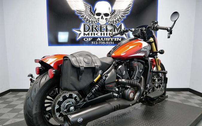 2025 Indian Motorcycle® 101 Scout® Sunset Red Metallic with Graphics