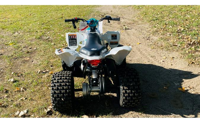 2025 Polaris Industries OUTLAW 110 EFI - BRIGHT WHITE / RAD GREEN