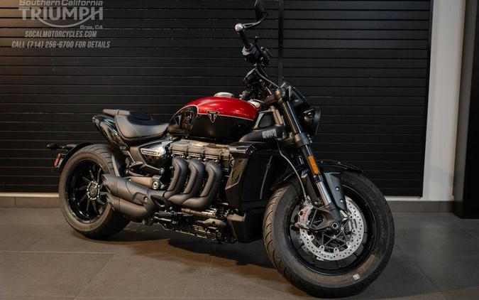 2025 Triumph Rocket 3 Storm R Carnival Red/Sapphire Black