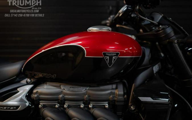 2025 Triumph Rocket 3 Storm R Carnival Red/Sapphire Black