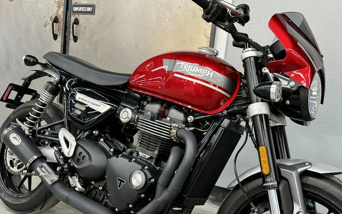 2023 Triumph Speed Twin 1200 Red Hopper