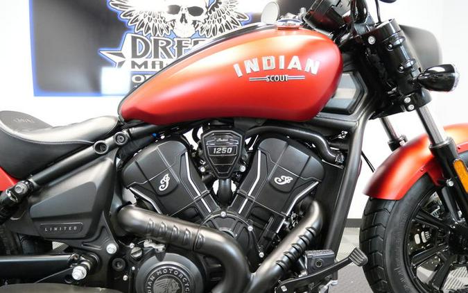 2025 Indian Motorcycle® Scout® Bobber Limited +Tech Sunset Red Smoke