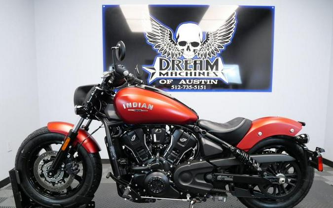 2025 Indian Motorcycle® Scout® Bobber Limited +Tech Sunset Red Smoke