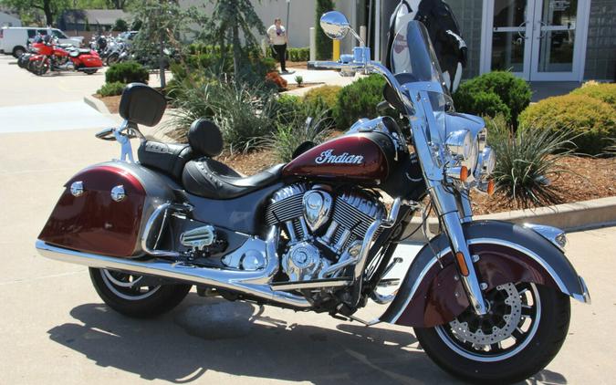2018 Indian Motorcycle Springfield Steel Gray / Burgundy Metallic