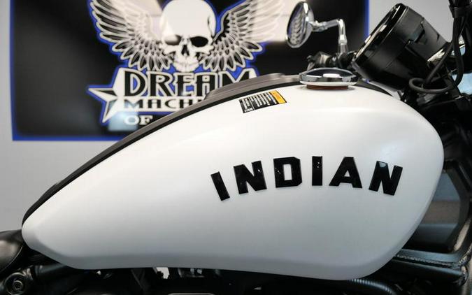 2025 Indian Motorcycle® Scout® Sixty Bobber Limited Ghost White Metallic Smoke