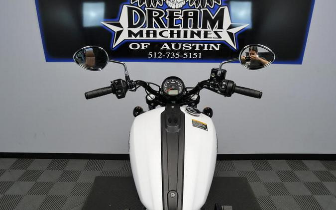 2025 Indian Motorcycle® Scout® Sixty Bobber Limited Ghost White Metallic Smoke