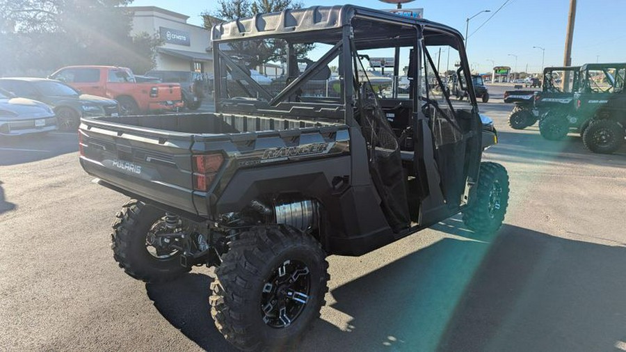 New 2025 POLARIS RANGER CREW XP 1000 TEXAS EDITION BLACK CRYSTAL