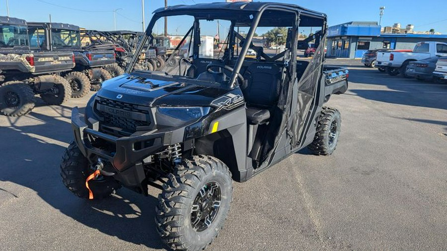 New 2025 POLARIS RANGER CREW XP 1000 TEXAS EDITION BLACK CRYSTAL