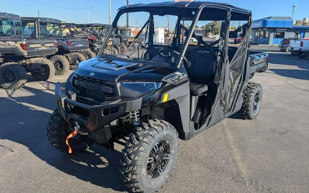 New 2025 POLARIS RANGER CREW XP 1000 TEXAS EDITION BLACK CRYSTAL