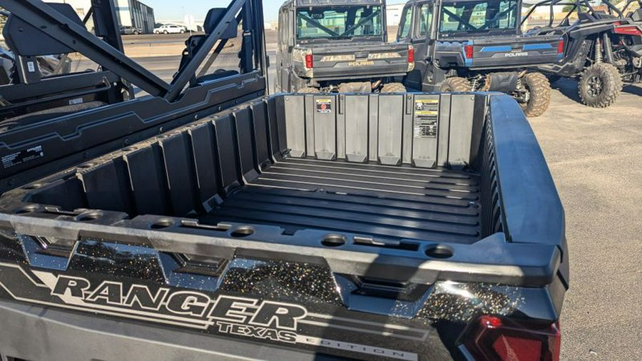 New 2025 POLARIS RANGER CREW XP 1000 TEXAS EDITION BLACK CRYSTAL