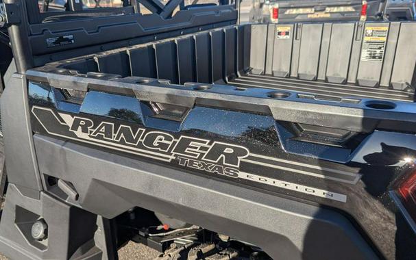 New 2025 POLARIS RANGER CREW XP 1000 TEXAS EDITION BLACK CRYSTAL