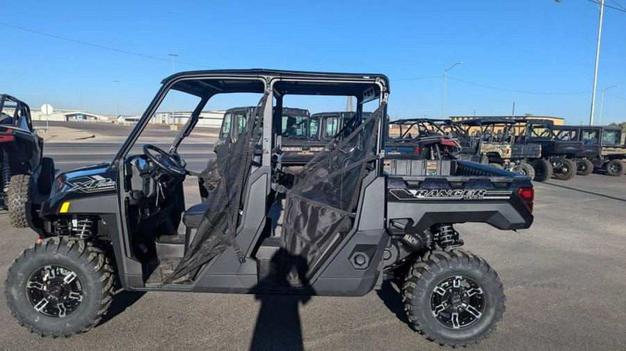 New 2025 POLARIS RANGER CREW XP 1000 TEXAS EDITION BLACK CRYSTAL