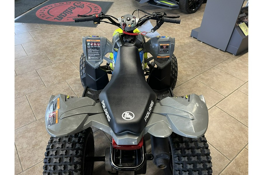 2022 Polaris Industries Outlaw 110 EFI Avalanche Gray/Lime Squeeze