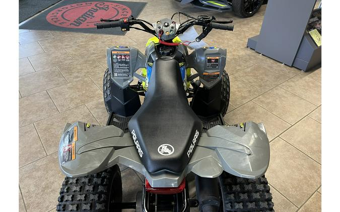 2022 Polaris Industries Outlaw 110 EFI Avalanche Gray/Lime Squeeze