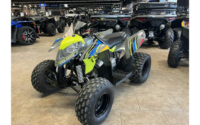 2022 Polaris Industries Outlaw 110 EFI Avalanche Gray/Lime Squeeze