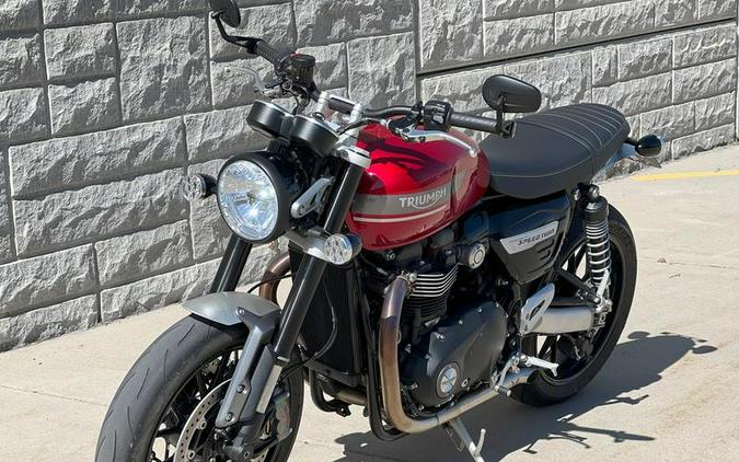 2022 Triumph Speed Twin Red Hopper