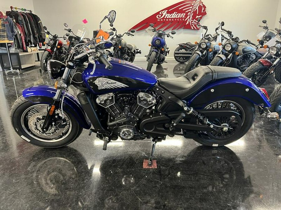 2024 Indian Motorcycle® Scout® ABS Spirit Blue Metallic/Black Metallic