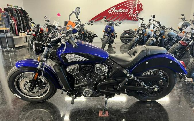 2024 Indian Motorcycle® Scout® ABS Spirit Blue Metallic/Black Metallic