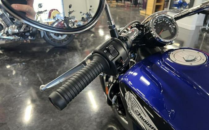 2024 Indian Motorcycle® Scout® ABS Spirit Blue Metallic/Black Metallic