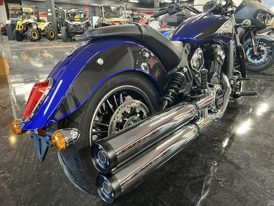 2024 Indian Motorcycle® Scout® ABS Spirit Blue Metallic/Black Metallic
