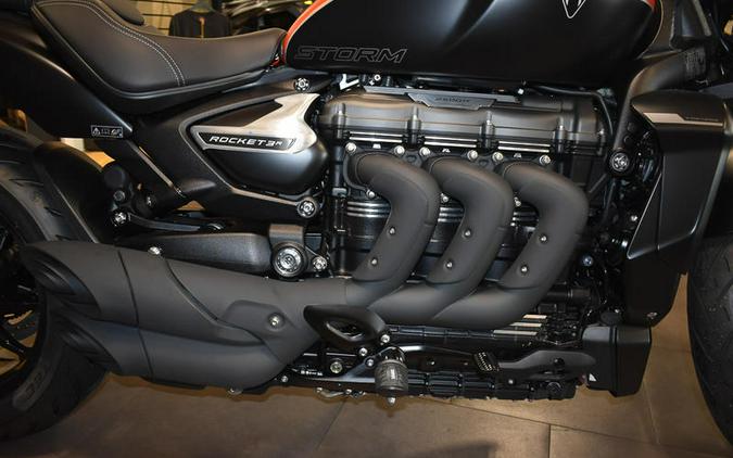 2026 Triumph Rocket 3 Storm R Satin Baja Orange/Matte Sapphire Black