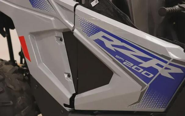 New 2025 POLARIS RZR 200 EFI STORM GRAY AND BLUE