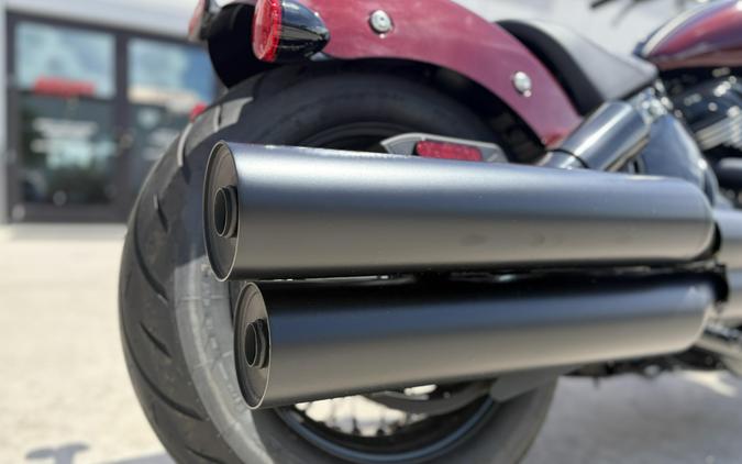 2025 Indian Motorcycle CHIEF BOBBER DARK HORSE MAROON MTLLIC 49S